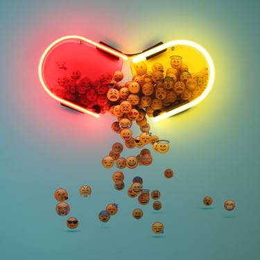 Original Pop Art Technology Sculpture by Sara Zaher