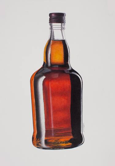 Original Fine Art Food & Drink Drawings by Dietrich Moravec