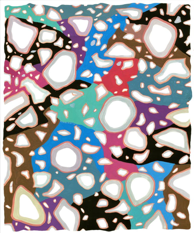 Print of Conceptual Abstract Paintings by Nives Palmic