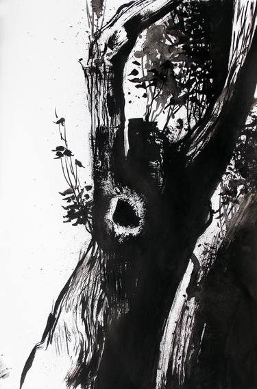 Print of Realism Tree Drawings by Jaco Art Enjoyment