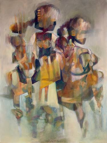 Original Impressionism Women Paintings by Max De Winter
