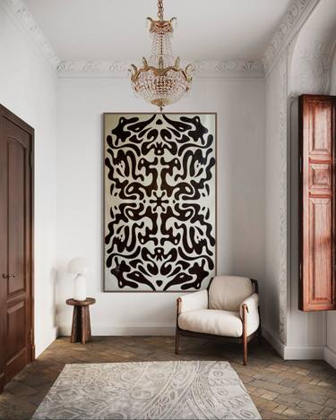 Original Conceptual Abstract Painting by Hannabeth Lagerlöf