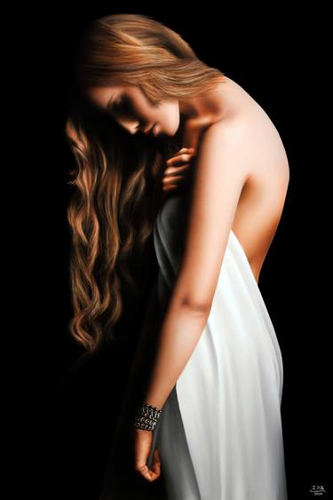 Original Classicism Fashion Painting by Ivan Pili