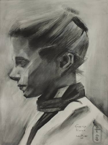 Original Cubism Portrait Drawings by Corné Akkers