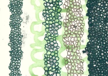 Original Abstract Patterns Printmaking by Juul Rameau