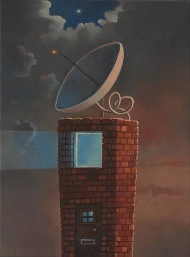 Original Expressionism Architecture Paintings by Rory Mitchell