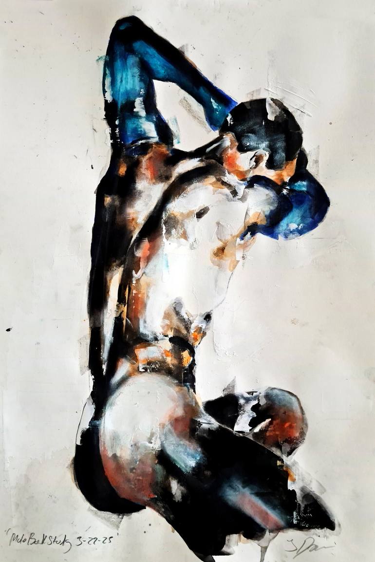 Print of Expressionism Nude Paintings by Thomas Donaldson