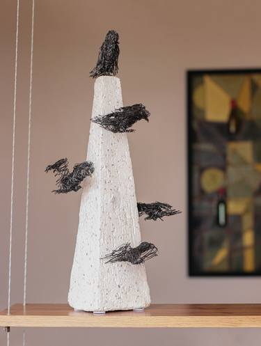 Original Realism Animal Sculpture by Karen Akhikyan