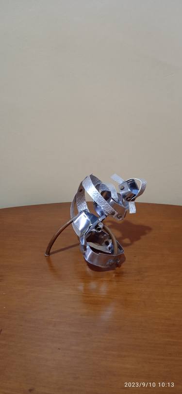 Original Abstract Expressionism Abstract Sculpture by Jose Gregorio Granadillo Viloria