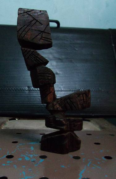 Original Abstract Expressionism Abstract Sculpture by Jose Gregorio Granadillo Viloria