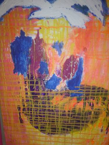 Original Abstract Painting by Elena Buftea