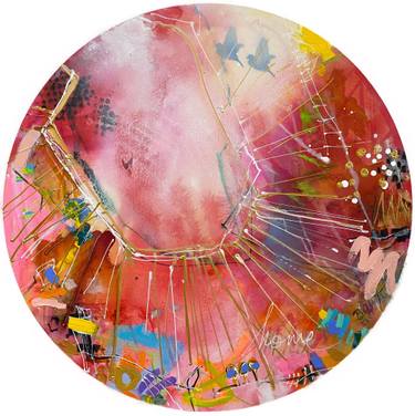 Original Street Art Abstract Paintings by Beate Garding Schubert