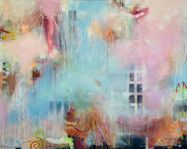 Print of Abstract Expressionism Abstract Paintings by Beate Garding Schubert