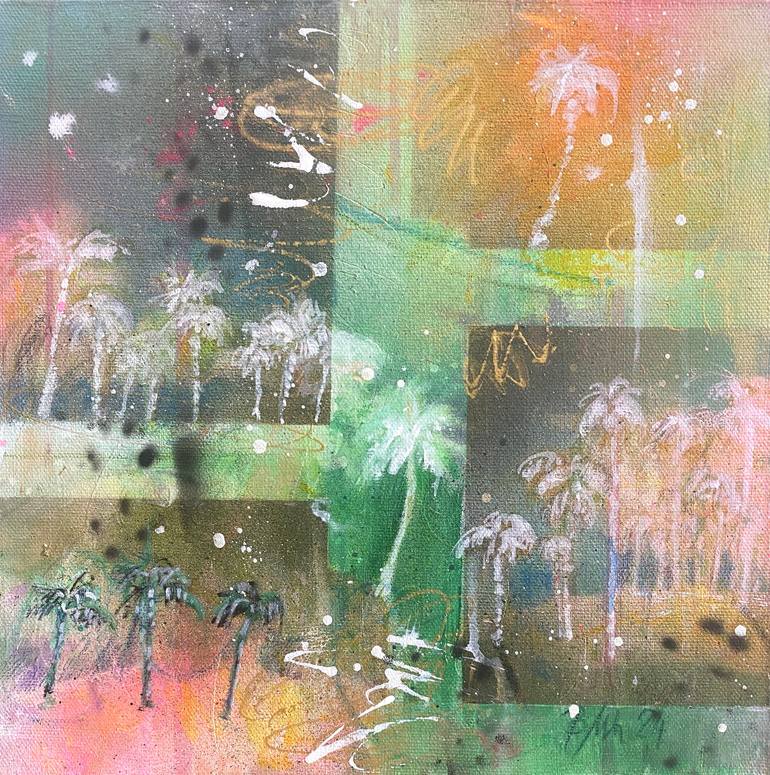 Original Abstract Expressionism Abstract Paintings by Beate Garding Schubert