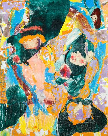 Original Abstract Expressionism Portrait Paintings by Tomas Bokor