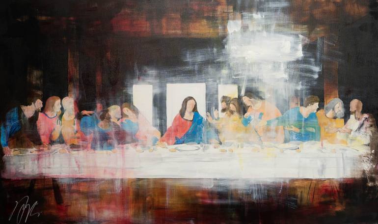 Original Abstract People Paintings by Tomoya Nakano