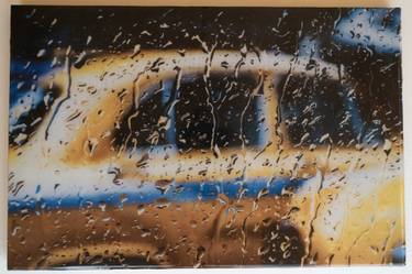 Original Abstract Car Mixed Media by Tomoya Nakano