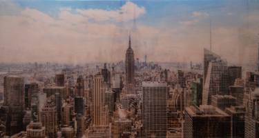 Original Abstract Landscape Mixed Media by Tomoya Nakano