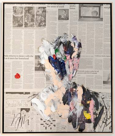 Original Abstract Men Paintings by Tomoya Nakano