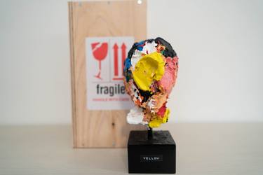 Original Abstract Portrait Sculpture by Tomoya Nakano