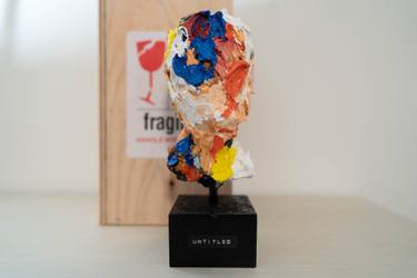 Original Abstract Portrait Sculpture by Tomoya Nakano