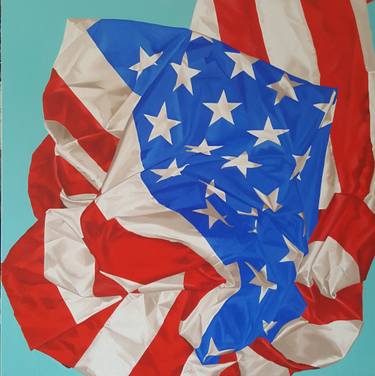 Original Conceptual Popular culture Paintings by Luigi Maria De Rubeis