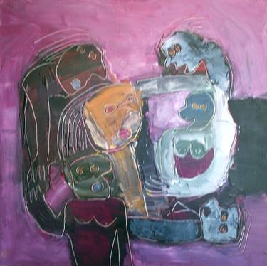 Original Expressionism Body Painting by Jose Benito Bencosme