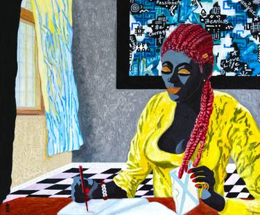 Original Portraiture People Painting by Vincent Keele