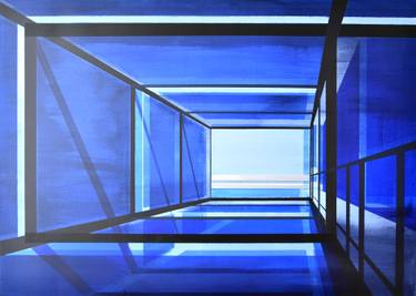 Print of Abstract Expressionism Architecture Paintings by Cécile Van Hanja