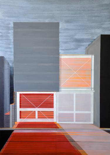 Original Modern Architecture Paintings by Cécile Van Hanja