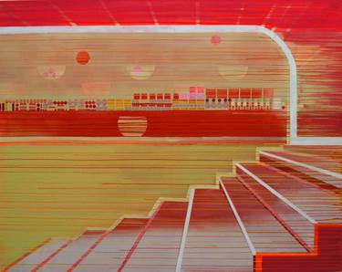 Original Architecture Paintings by Cécile Van Hanja