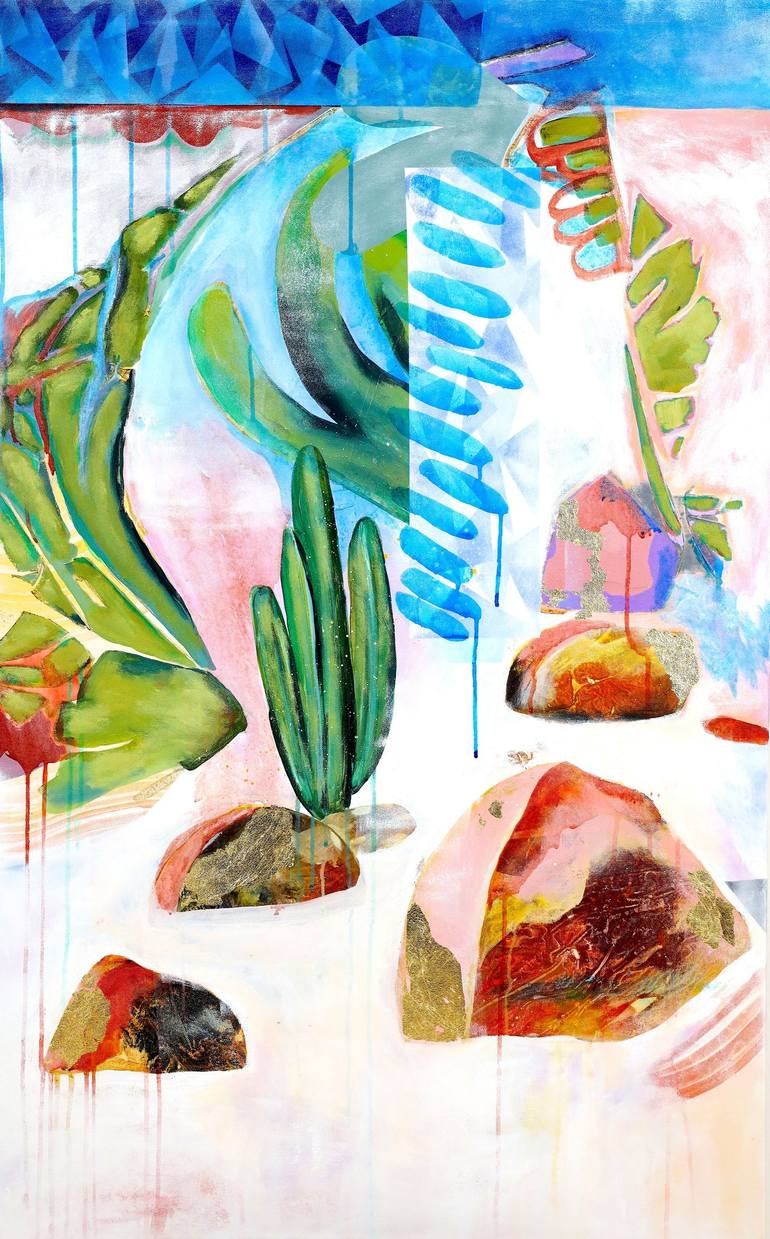 Print of Abstract Expressionism Abstract Paintings by Poovi Art