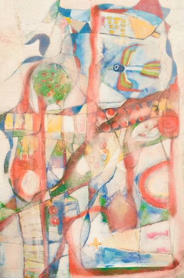 Original Abstract Expressionism Abstract Painting by Ariel Geronimo