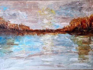 Original Expressionism Abstract Painting by Ivana Pelouchová