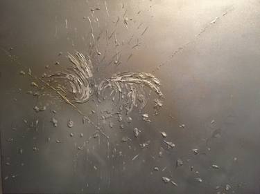 Original Abstract Fantasy Painting by Yvette Plentai