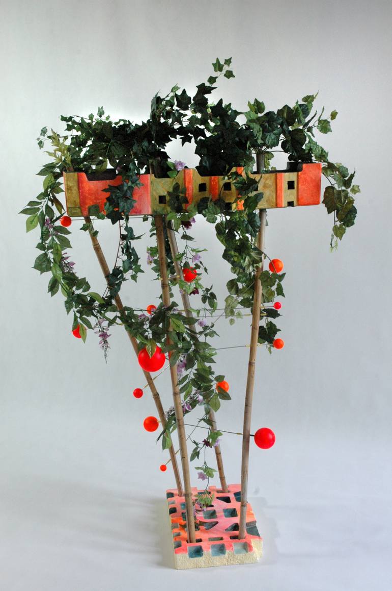 Original Conceptual Cities Sculpture by Orianne Zanone