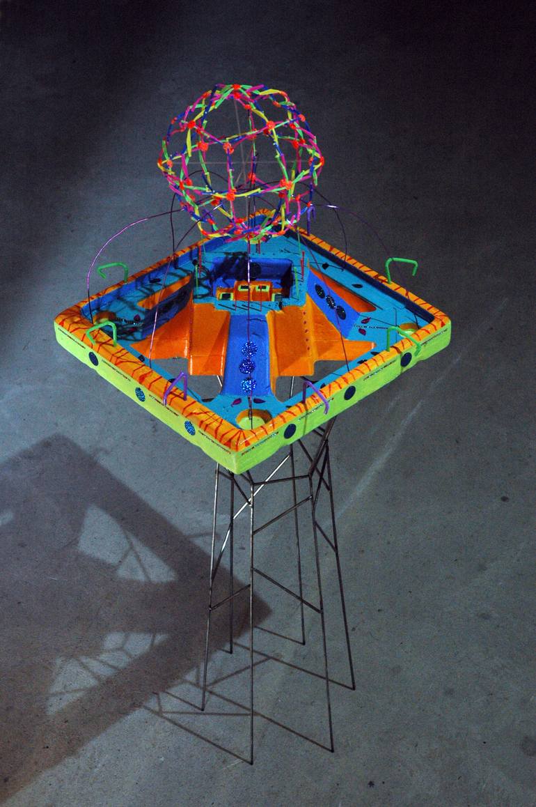Original Conceptual Architecture Sculpture by Orianne Zanone