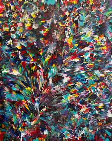 Original Abstract Expressionism Abstract Painting by Alexandra Romano