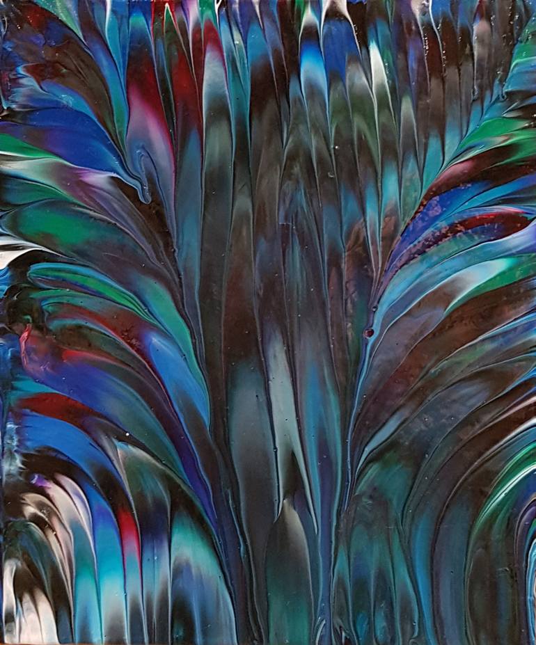 Original Abstract Expressionism Abstract Paintings by Alexandra Romano