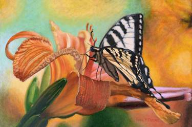 Original Fine Art Floral Painting by Fabio Deponte