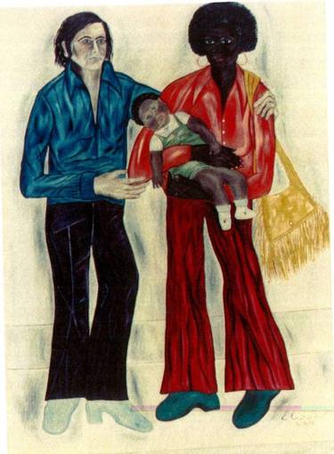 Original Figurative People Paintings by Elissa Dorfman