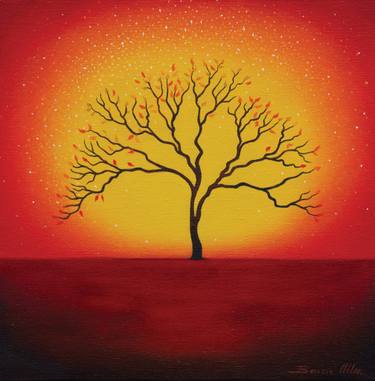 Print of Expressionism Tree Paintings by Bonnie Atlan