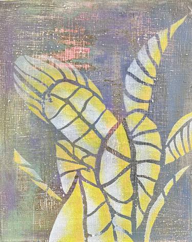 Original Abstract Expressionism Botanic Painting by Wallis Shen