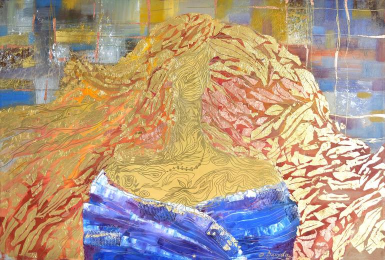 Original Abstract Portrait Paintings by Oksana Davyda