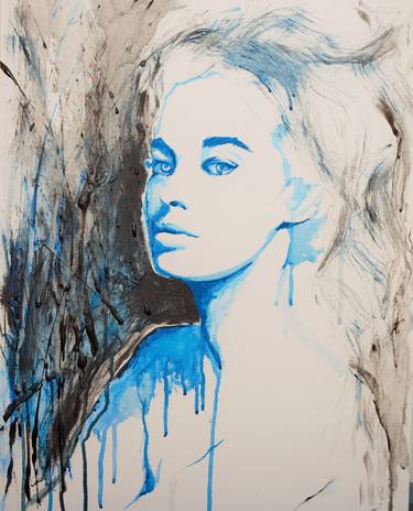 Original Figurative Portrait Paintings by Nadia Nl