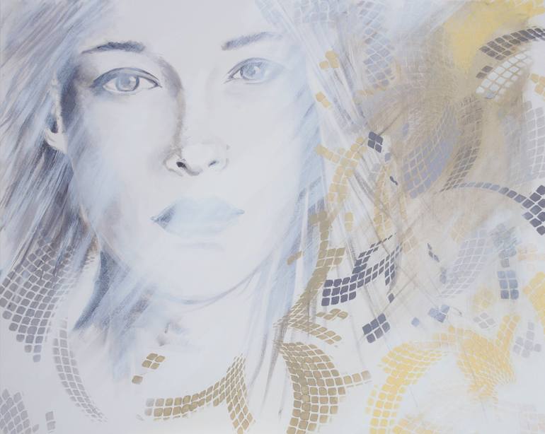 Original Expressionism Portrait Paintings by Nadia Nl