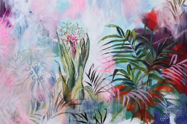 Original Modern Botanic Paintings by Nadia Nl
