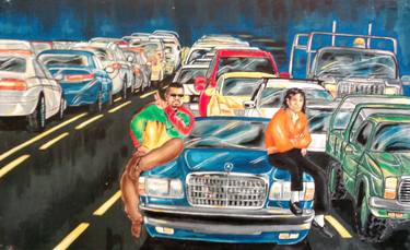 Original Conceptual Car Paintings by Oliver Martin Okoth