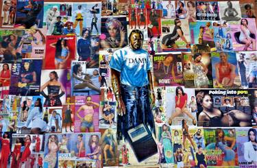 Original Conceptual Celebrity Collage by Oliver Martin Okoth