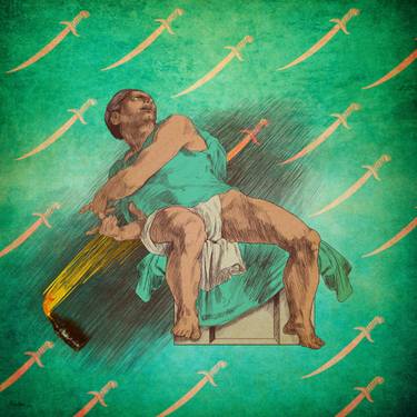 Original Realism Political Printmaking by Mina Nasr